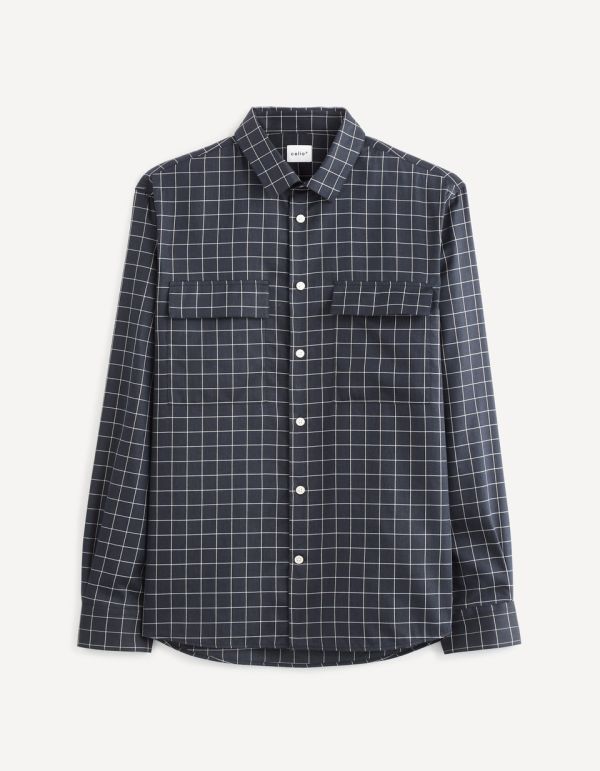 Chemise regular coton lyocell