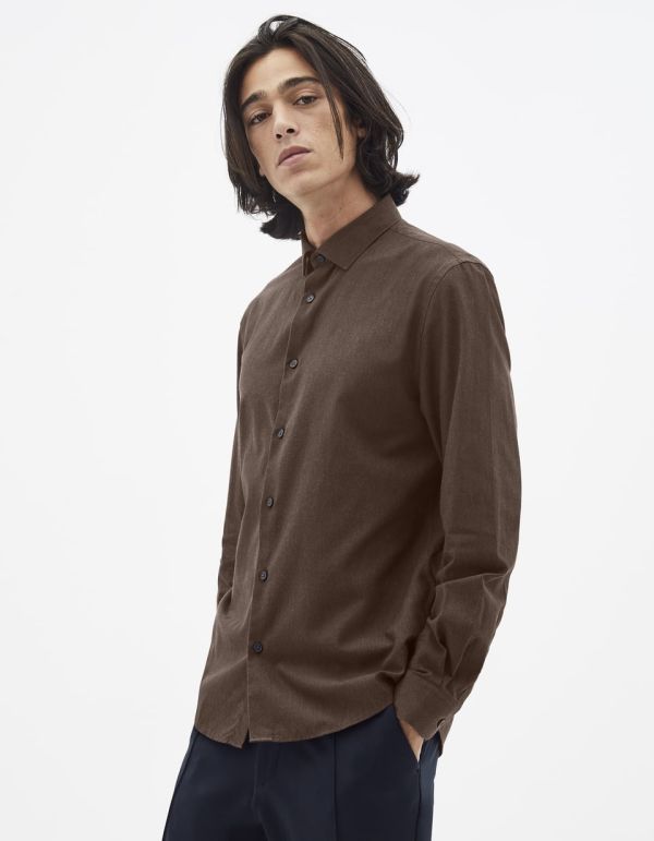 Chemise regular 100% coton