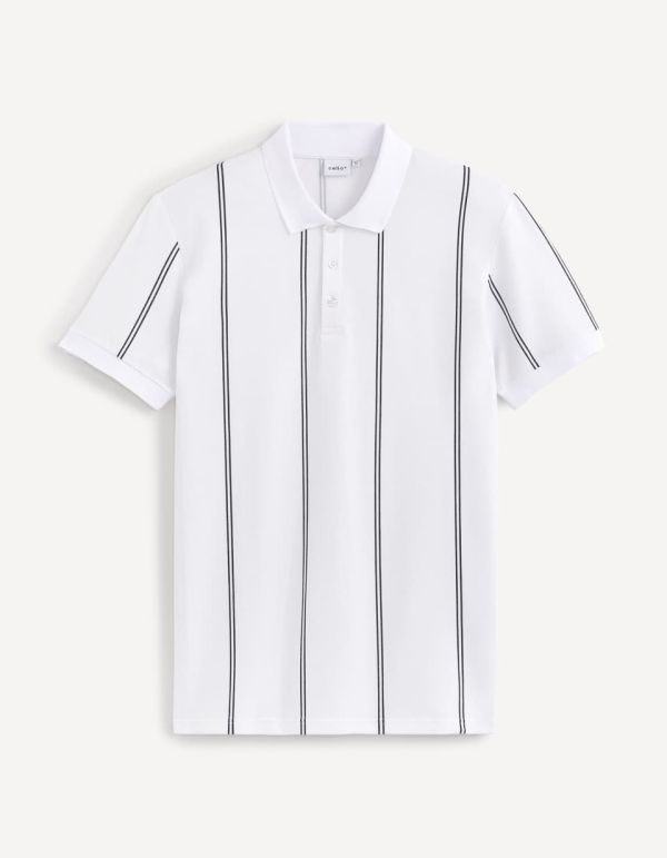 Polo 100% coton rayures