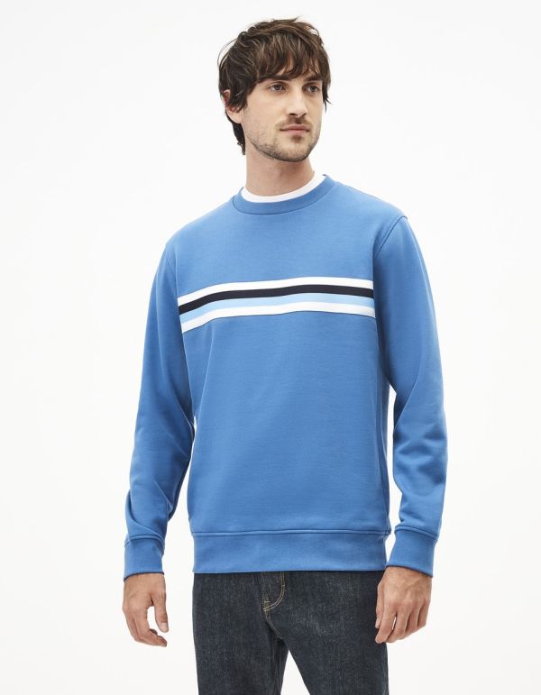 Sweat col rond coton mélangé