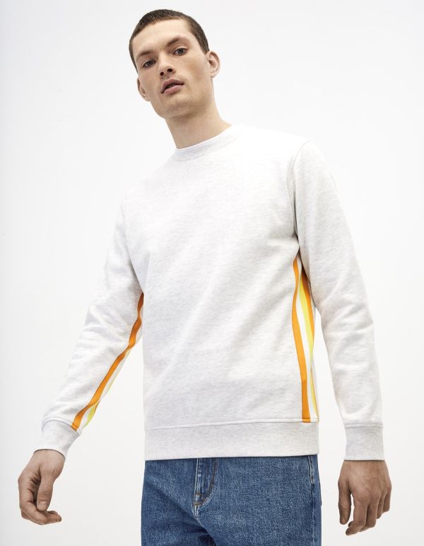 Sweat col rond coton mélangé