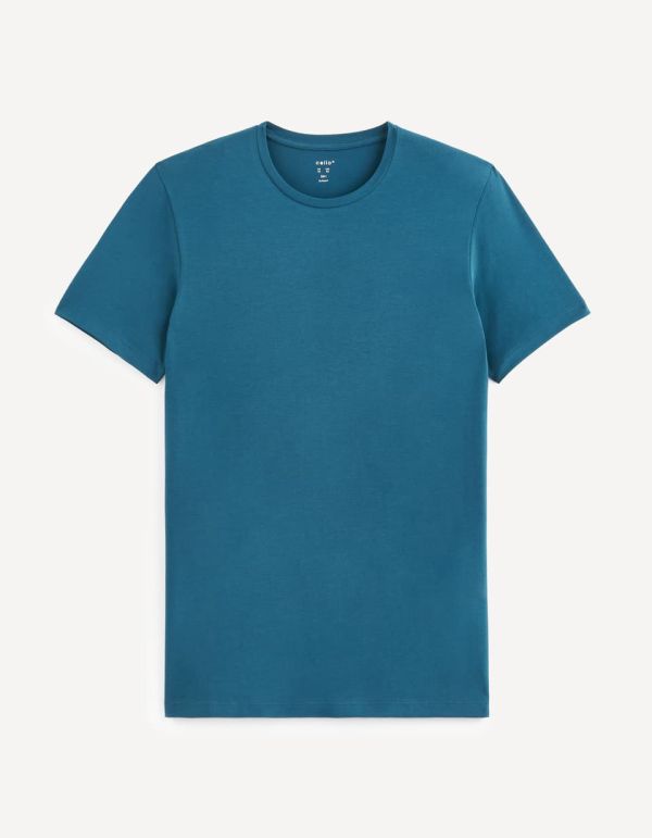 T-shirt col rond coton supima