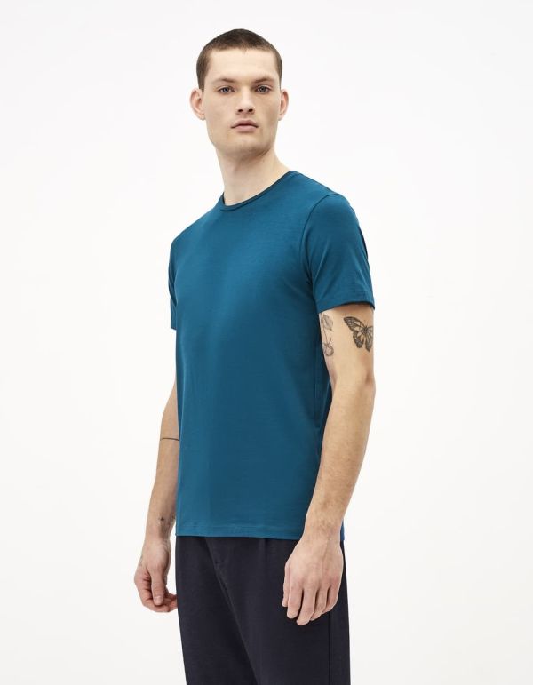 T-shirt col rond coton supima