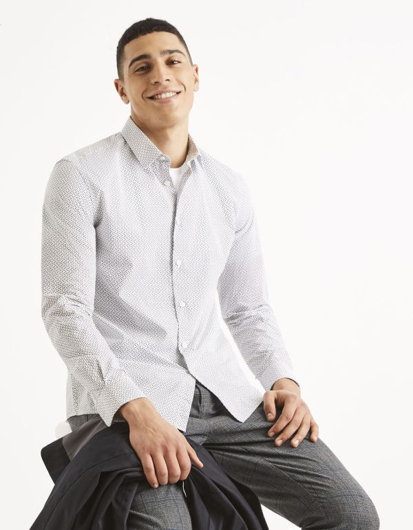 Chemise regular 100% coton