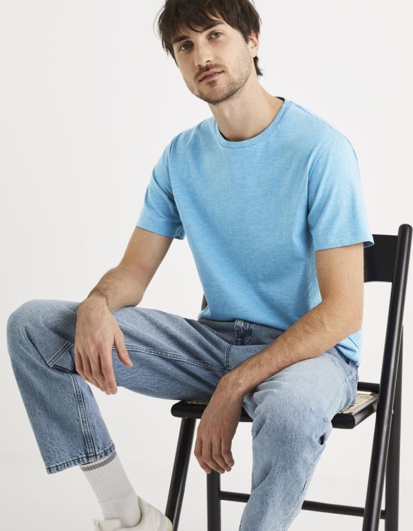 T-shirt col rond 100% coton