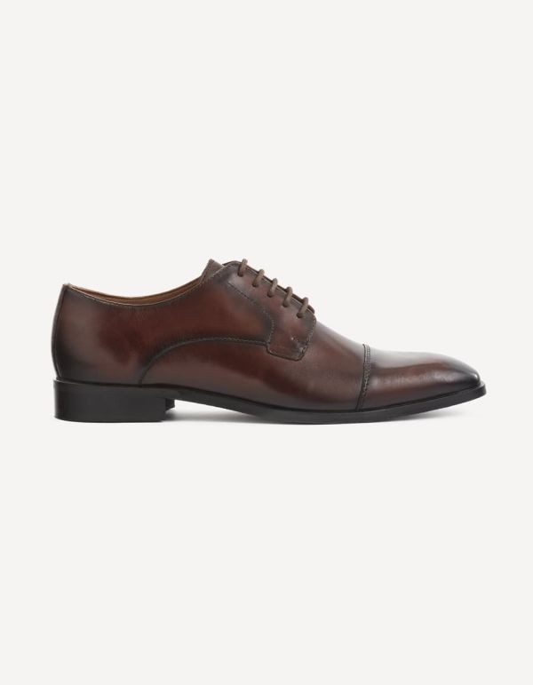 Derbies en cuir