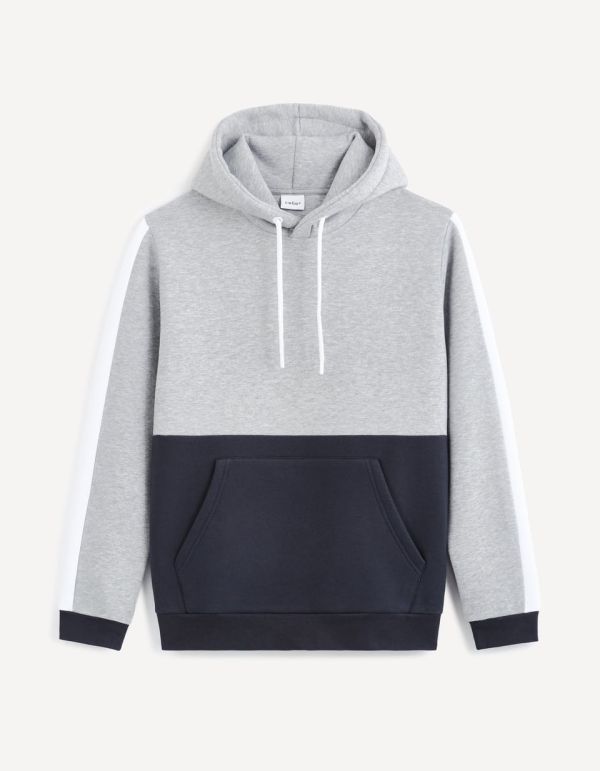 Sweat à capuche coton mélangé
