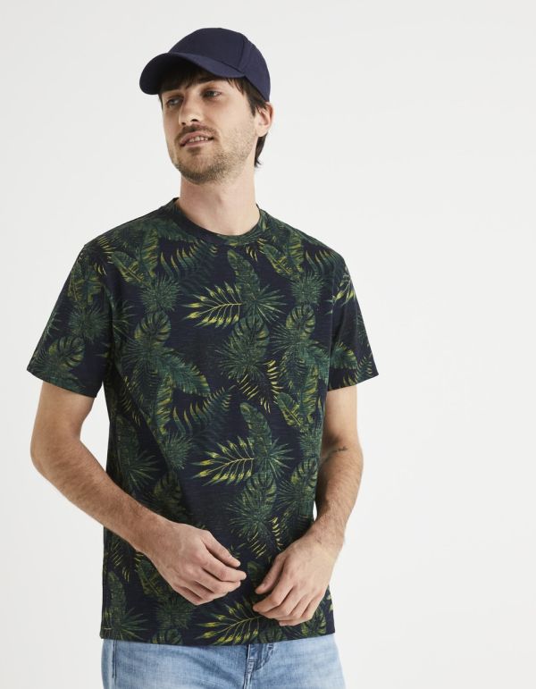 T-shirt col rond 100% coton