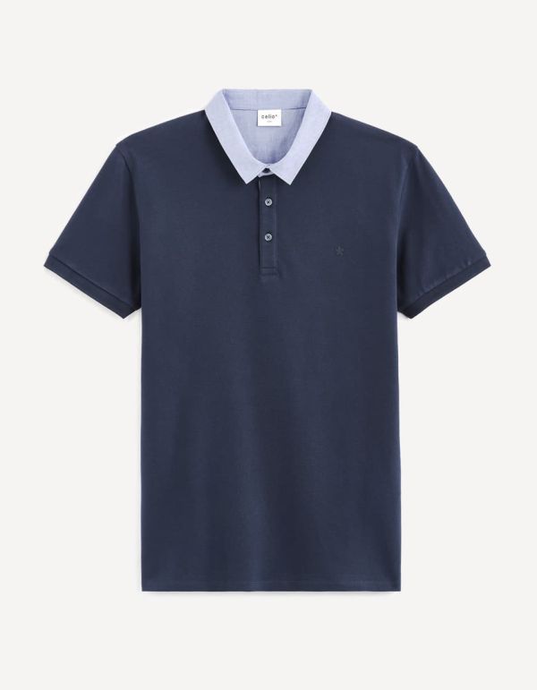 Polo coton mélangé