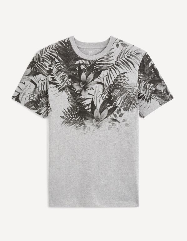 T-shirt col rond 100% coton