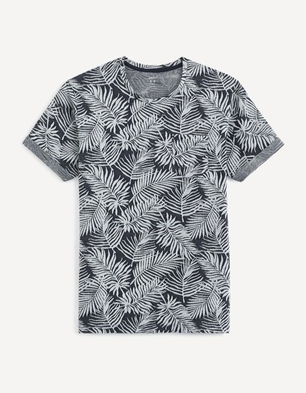 T-shirt col rond imprimé