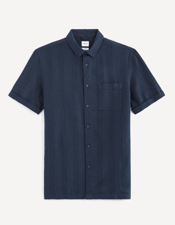 Chemise regular coton lin
