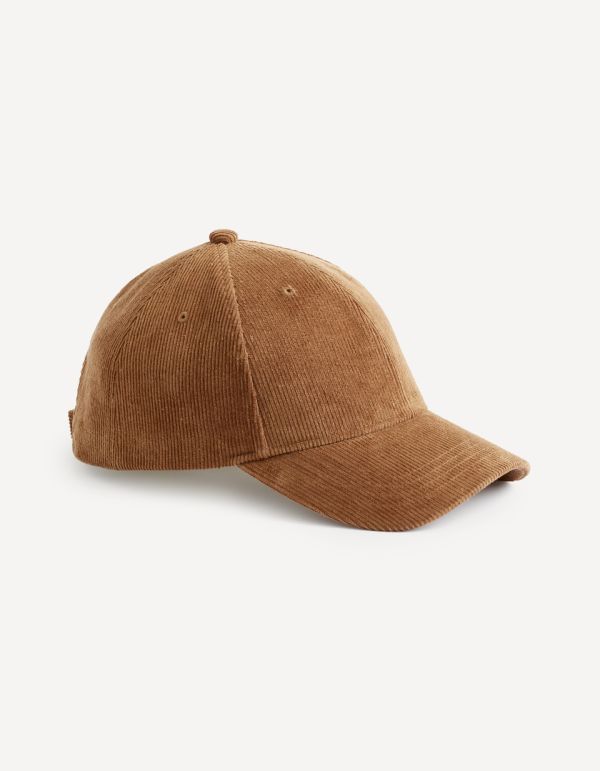 Casquette velour côtelé