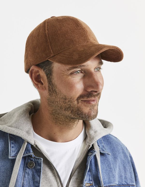 Casquette velour côtelé