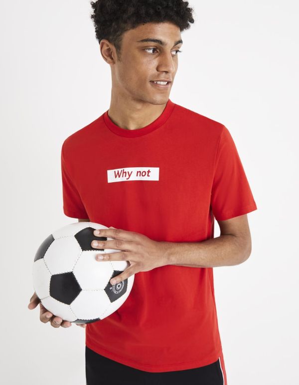 T-shirt col rond 100% coton