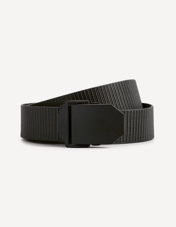 Ceinture sangle avec boucle en métal