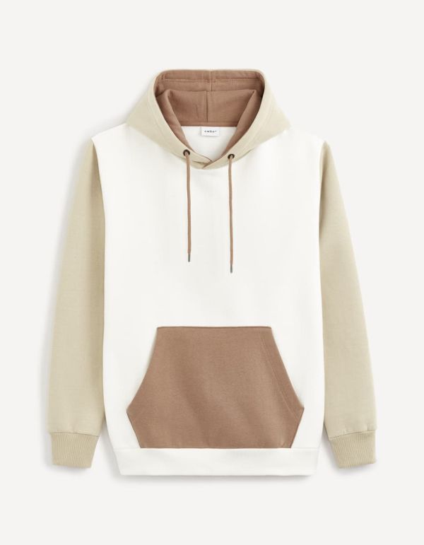 Sweat à capuche coton mélangé