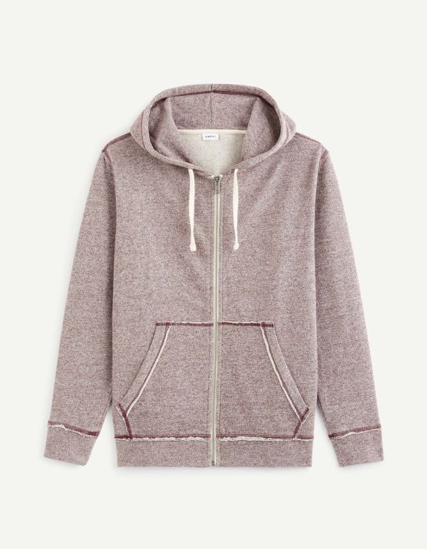 Sweat à capuche coton mélangé