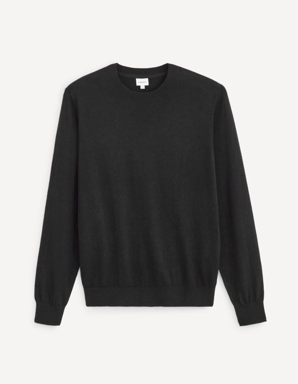 Pull col rond ligne confort