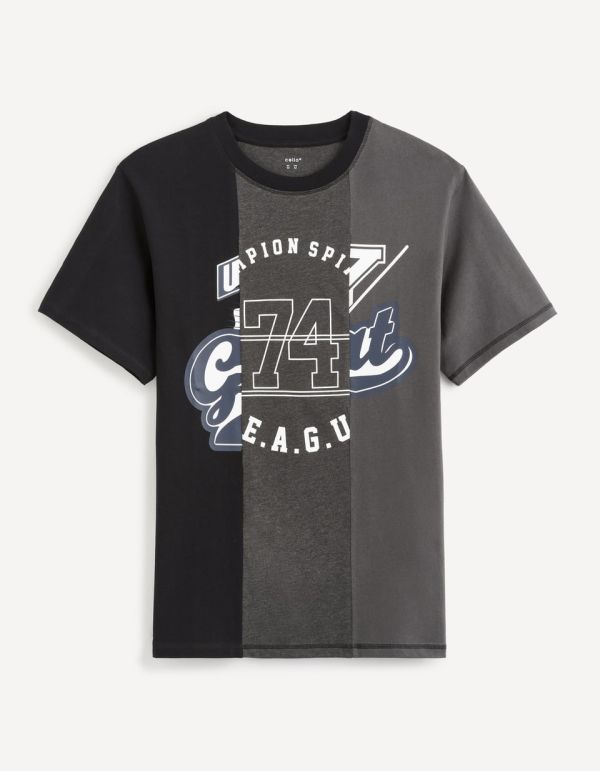 T-shirt col rond 100% coton