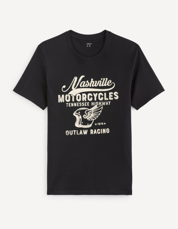 T-shirt col rond 100% coton