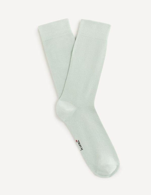 Chaussettes hautes en coton mélangé