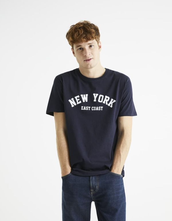 T-shirt col rond 100% coton