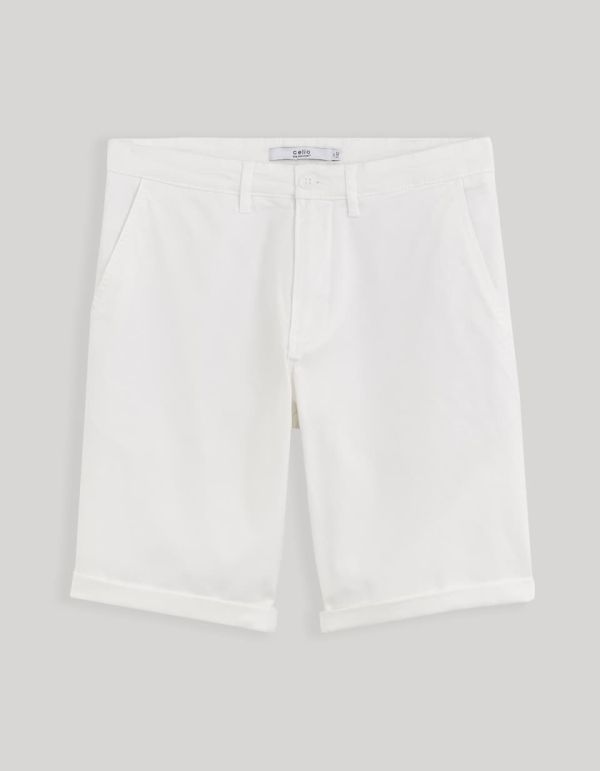 Bermuda poches chino en coton stretch