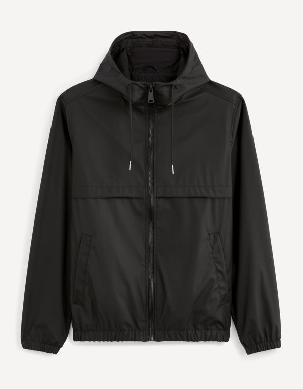 Blouson à capuche - noir