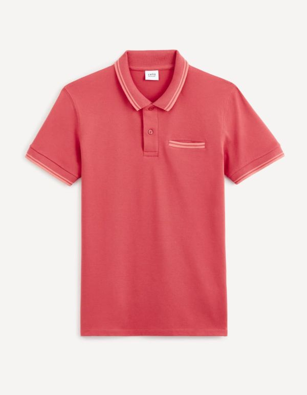 Polo piqué coton elasthanne