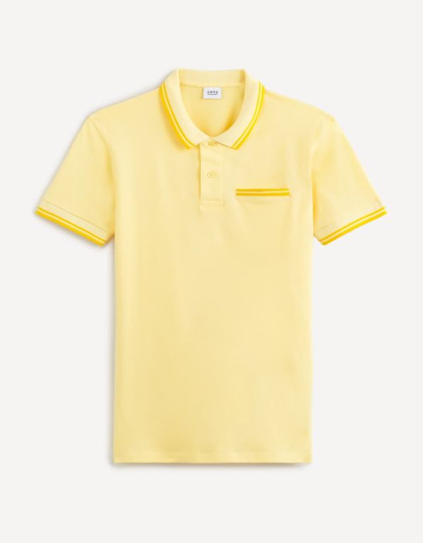 Polo piqué coton elasthanne