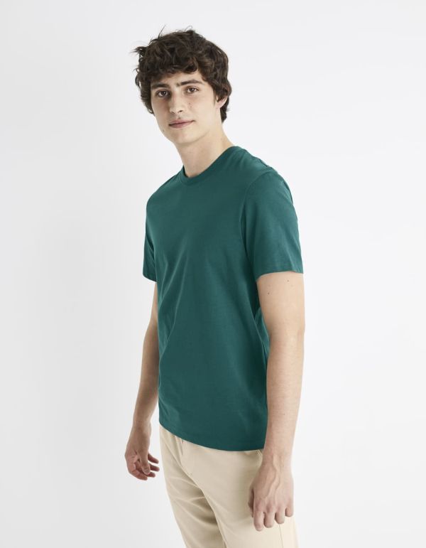 T-shirt col rond 100% coton