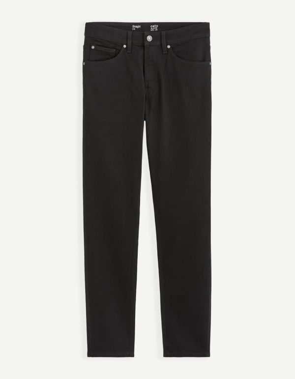 Jean C15 straight 3 longueurs - noir