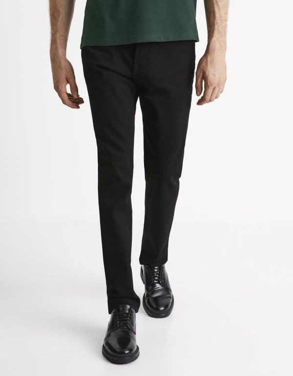 Jean C15 straight 3 longueurs - noir