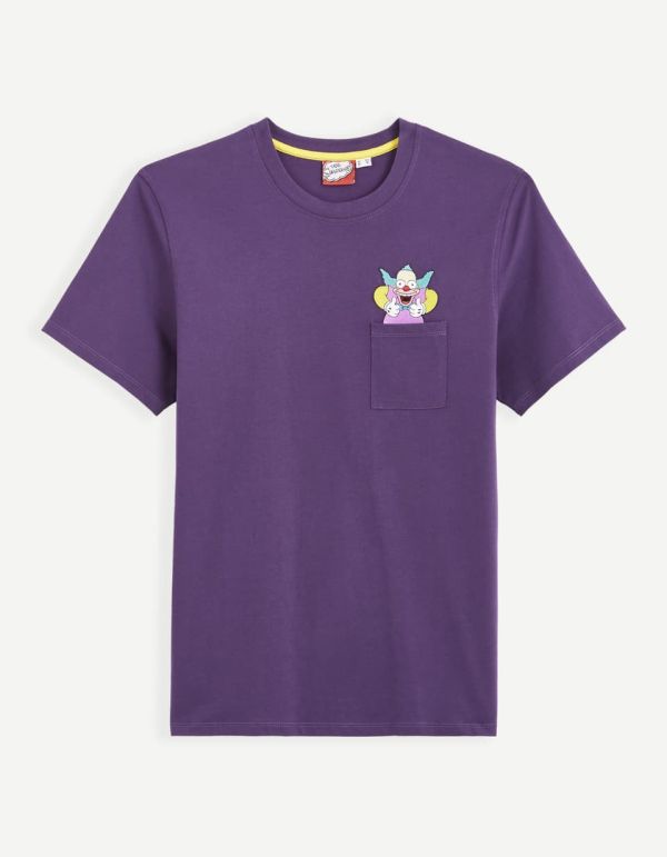 The Simpsons -T-shirt violet