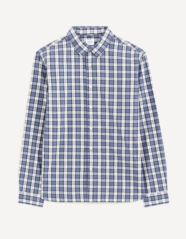 Chemise regular oxford 100% coton - bleu