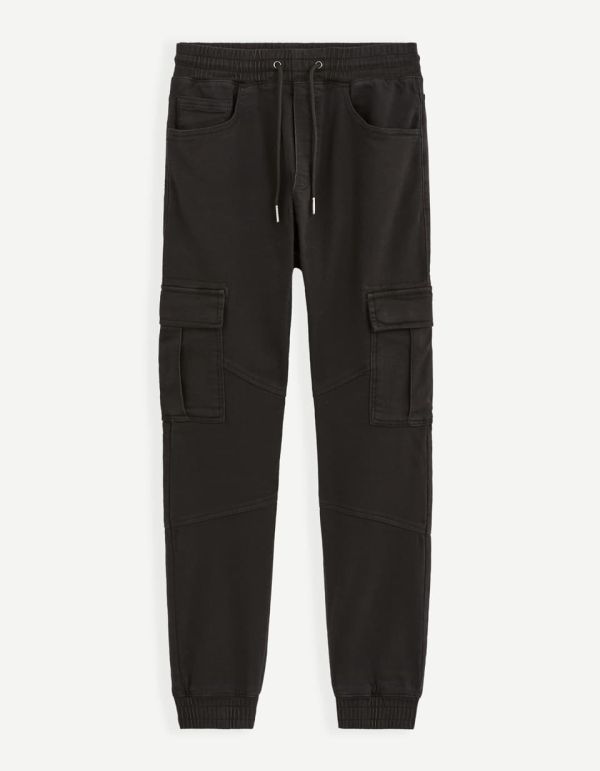 Pantalon cargo - noir