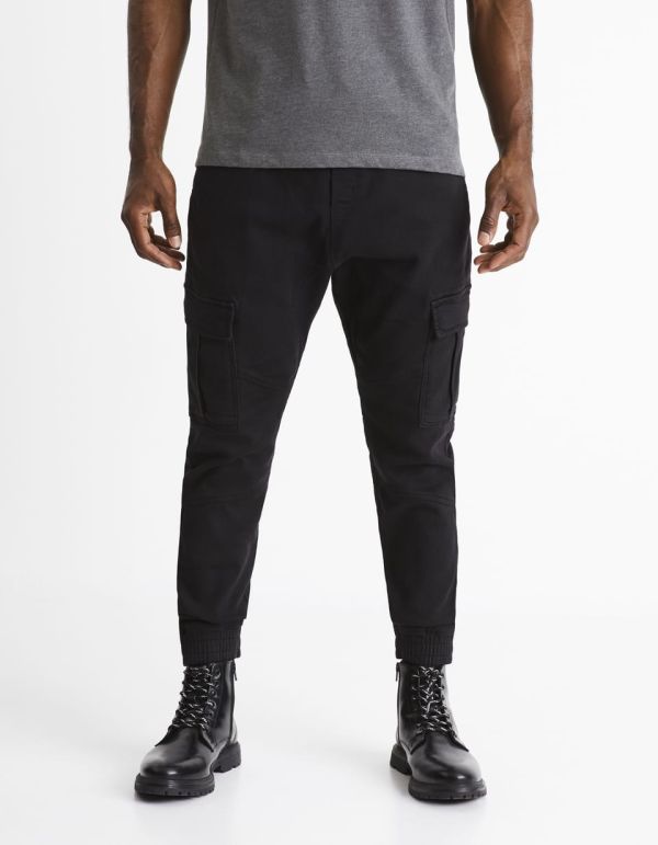 Pantalon cargo - noir