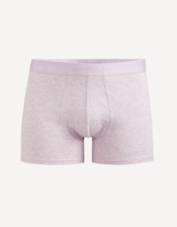 Boxer en coton stretch - violet