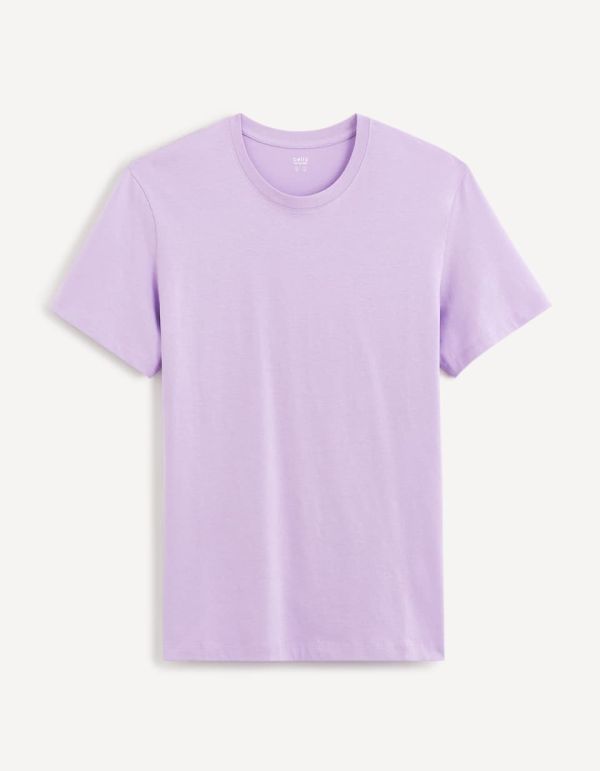 Essentiel - le T-shirt regular 100% coton - violet
