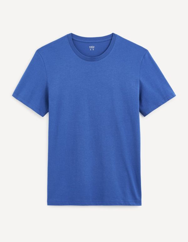 Essentiel - le T-shirt regular 100% coton - bleu