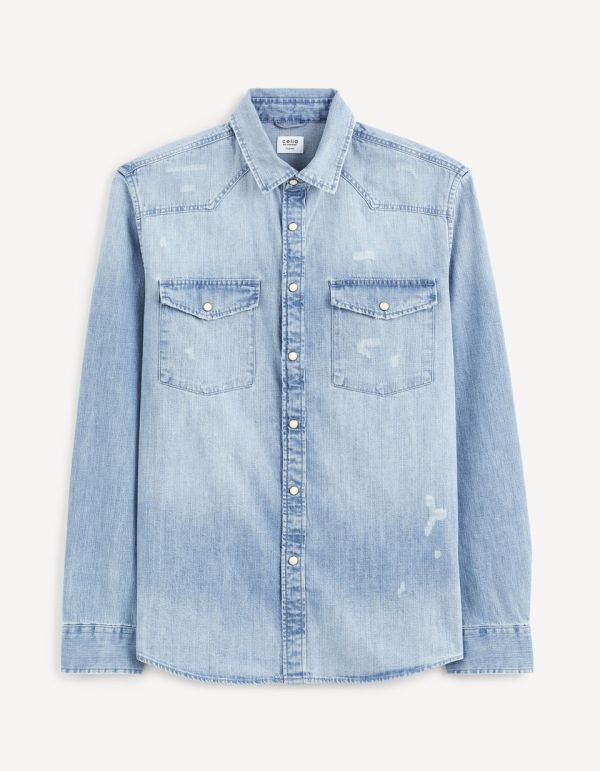 Chemise en jean regular - brut