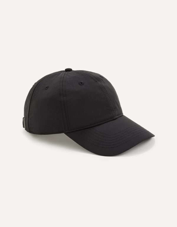 Casquette en nylon - noir