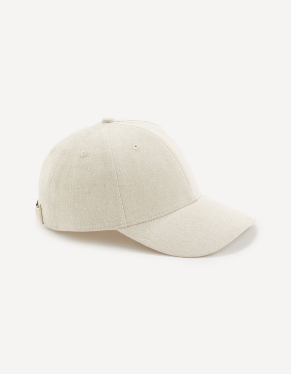 Casquette unie - beige