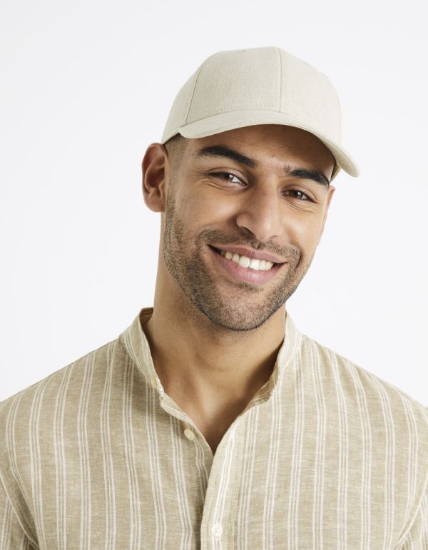 Casquette unie - beige