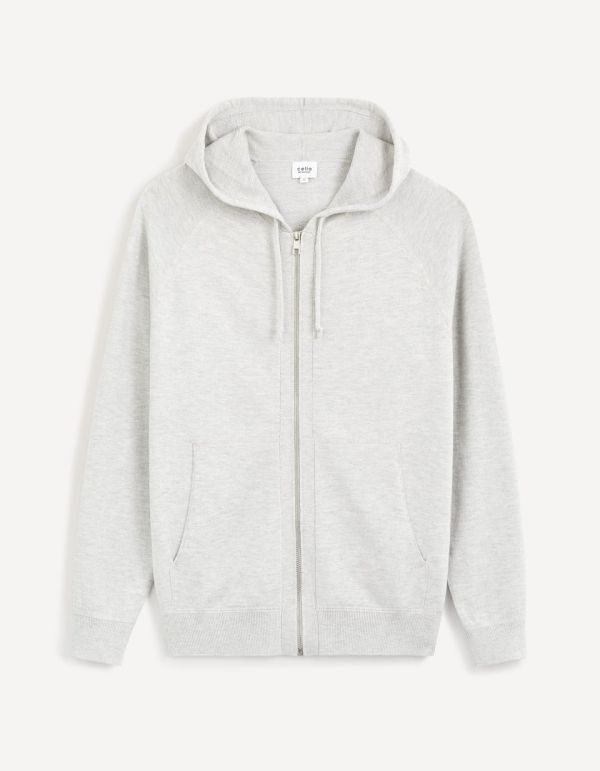 Pull à capuche - gris
