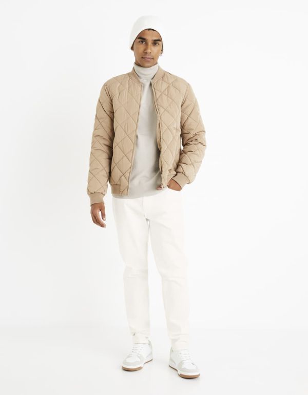 Pull col roulé - sand