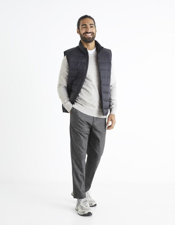 Pull col V 100% coton