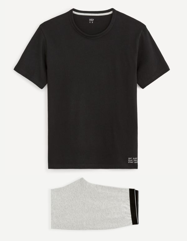 Pyjama manches courtes et bermuda