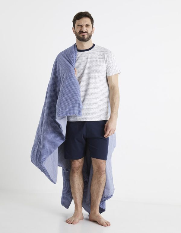 Pyjama manches courtes et short 100% coton